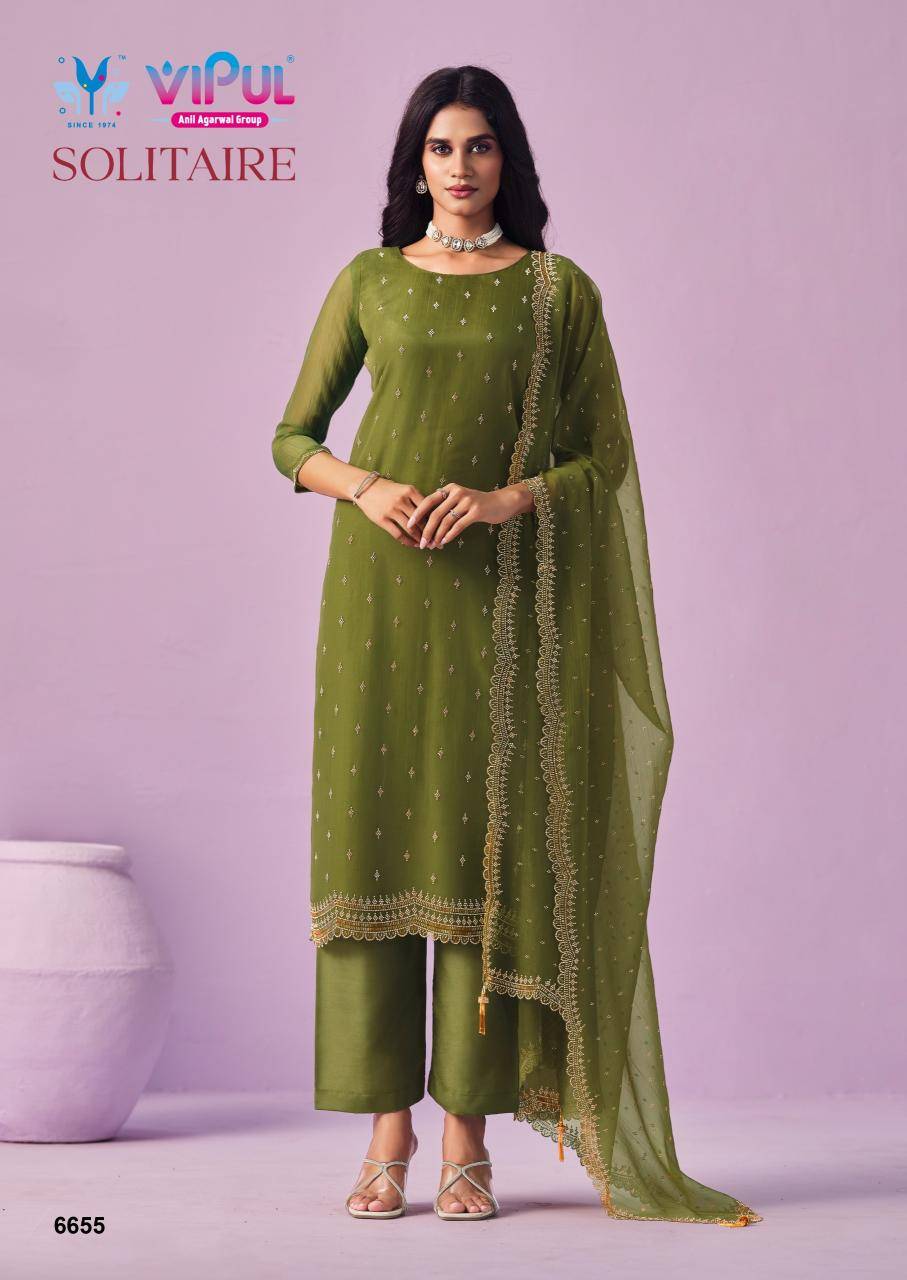 Vipul solitaire aari Wholesale dress materials online